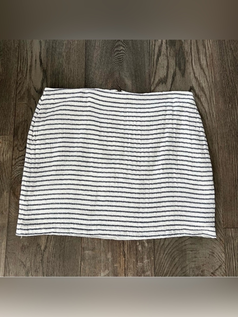 GAP NWT Blue Stripe Mini Skirt Lined Size 10